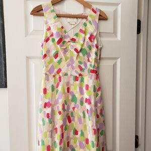 Kate Spade v-neck shift silk dress